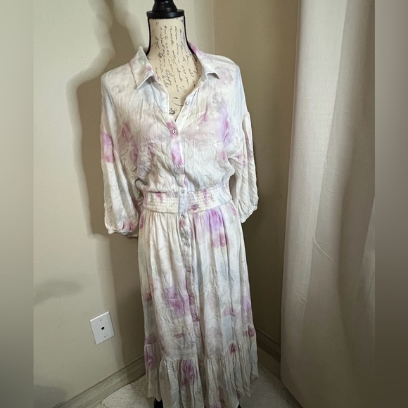 🎯Z Supply Pink and White Blouse - Picture 3 of 13